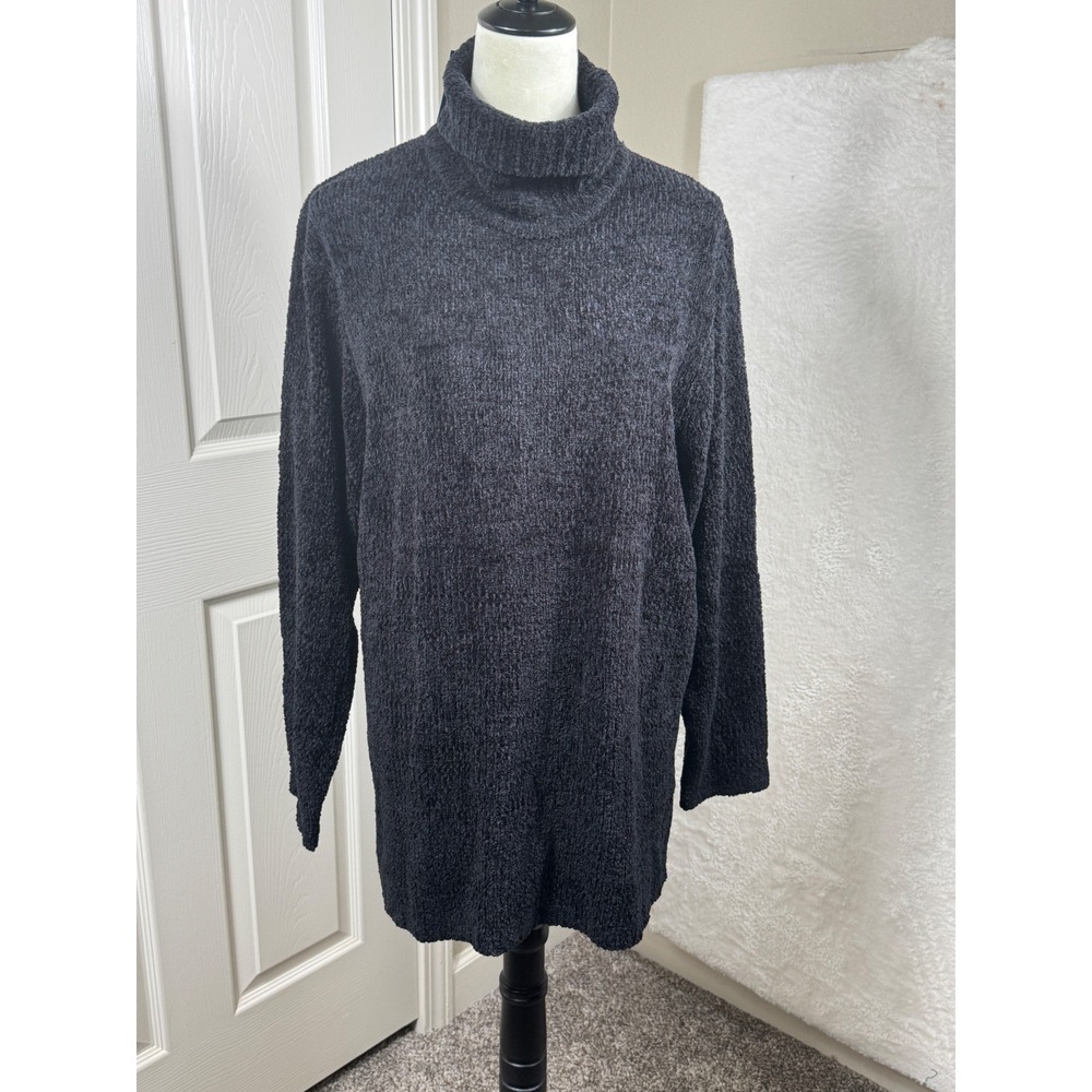 Honors XL Black Turtleneck‎ Long Sleeve Sweater Dress Tunic